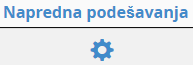 Napredna podešavanja